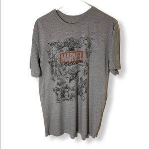Marvel Villains gray t-shirt